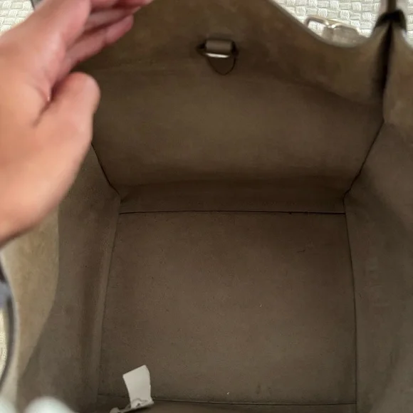 Celine Taupe Beige Leather Big Bag Small - Picture 7 of 10